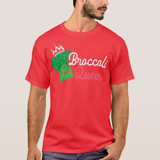 Broccoli Queen Broccohol Vegetarian Ve T Shirt
