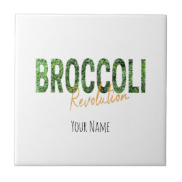 Broccoli Revolution Vegans Veggies och Vegetarian Kakelplatta