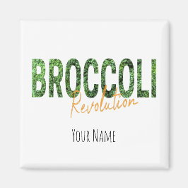 Broccoli Revolution Vegans Veggies och Vegetarian Magnet