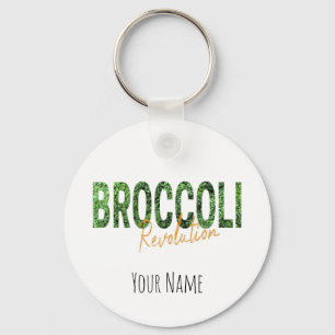 Broccoli Revolution Vegans Veggies och Vegetarian Nyckelring