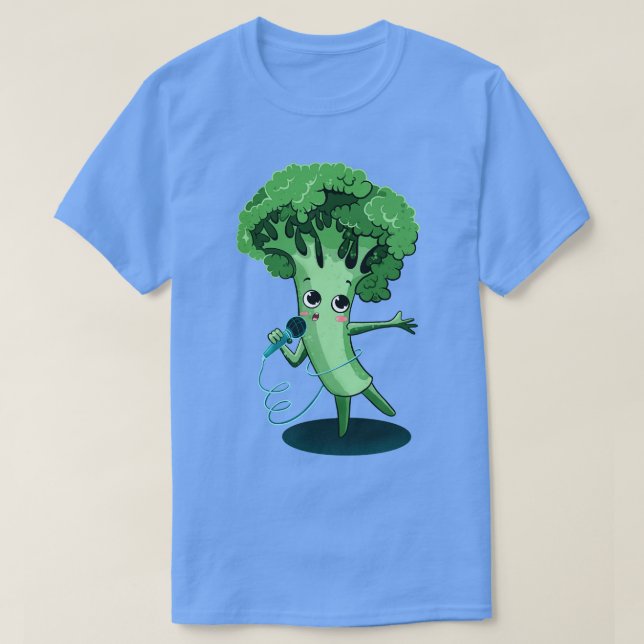 Broccoli Singing T Shirt (Design framsida)