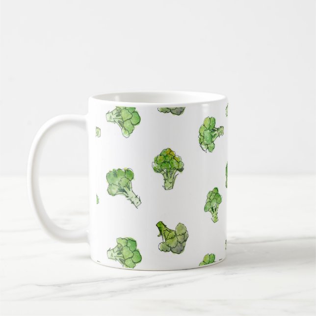 Broccoli - Sprickad - öppen Kaffemugg (Vänster)