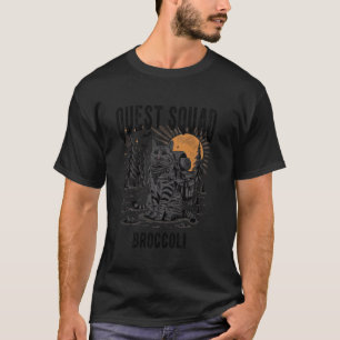 Broccoli Squad Quest katt T Shirt