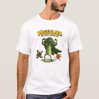 Broccoli Superhero Veggies Power T Shirt