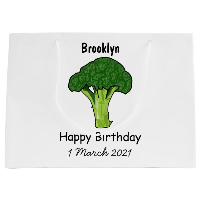 Broccoli tecknad illustration (Framsidan)