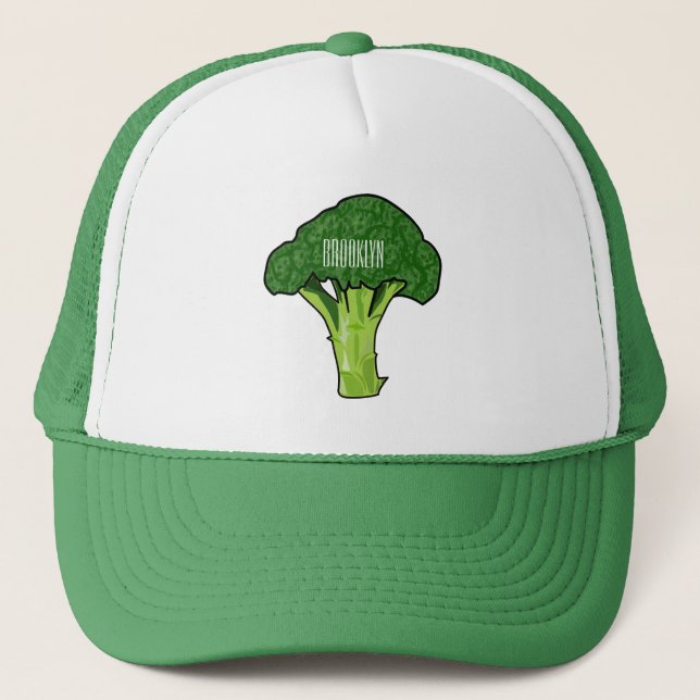 Broccoli tecknad illustration keps (Framsida)