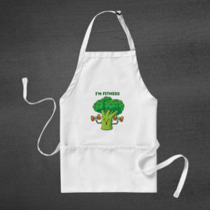 Broccoli tränar förkläde