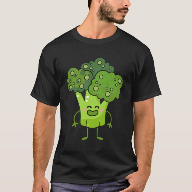 Broccoli Vegetable Gift Funny Broccoli Vegetable O T Shirt (Framsida)