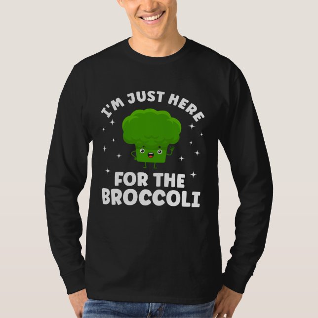Broccoli  Vegetable Vegetarian Broccoli Vegan Food T Shirt (Framsida)