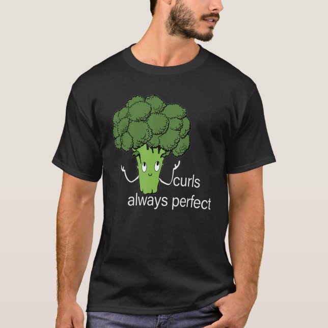 Broccoli Vegetarian Vegan Vegetable Food T Shirt (Framsida)