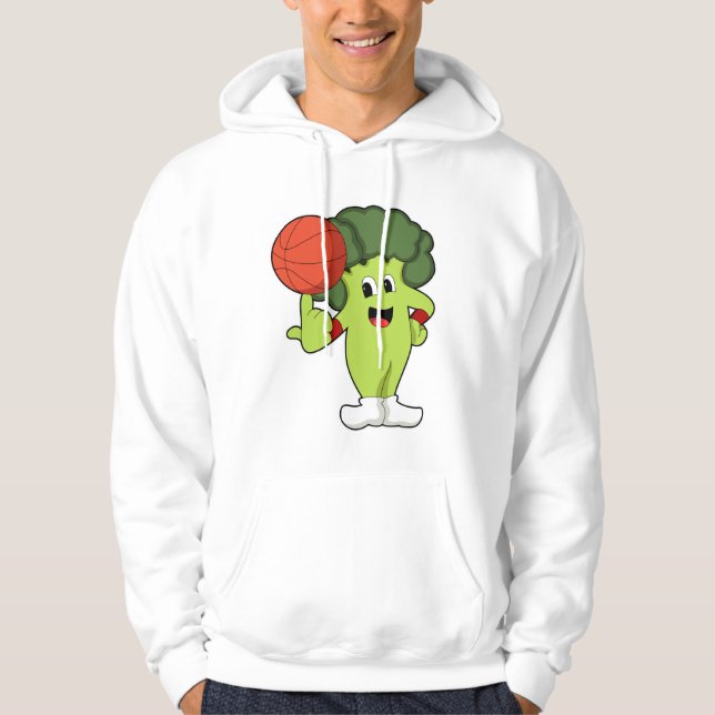 Broccoli vid Basketball Sports Hoodie (Framsida)