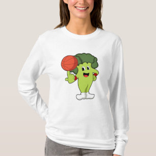 Broccoli vid Basketball Sports T Shirt