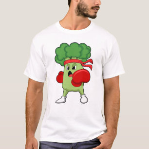 Broccoli vid Boxing med Boxing handskar T Shirt