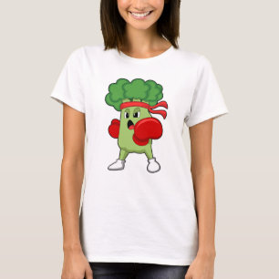 Broccoli vid Boxing med Boxing handskar T Shirt