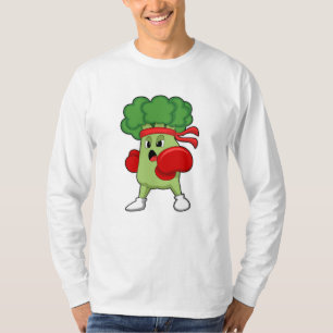 Broccoli vid Boxing med Boxing handskar T Shirt
