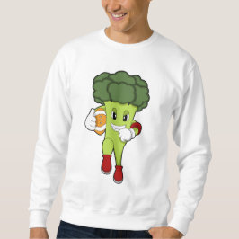 Broccoli vid fotbollssportar lång ärmad tröja