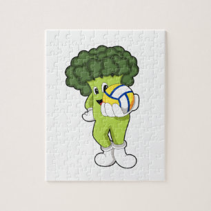 Broccoli vid Volleyball Sports Pussel