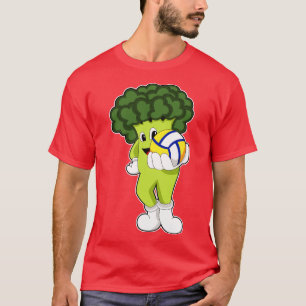 Broccoli vid Volleyball Sports T Shirt