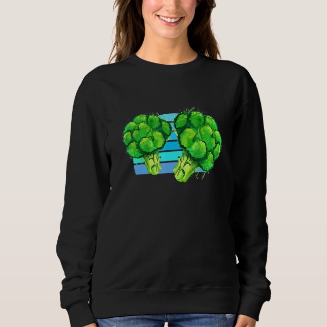 Broccoli Vintage Sunset - Broccoli T Shirt (Framsida)