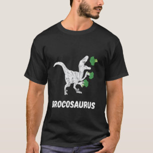 Broccoli Vintage Vegetarisk Grön Grönsak Brocco T Shirt