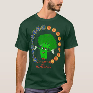 Broccoli Vitaminer och mineraler, Cute Varians T Shirt