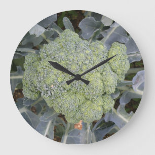 Broccoli Wall Clock Stor Klocka