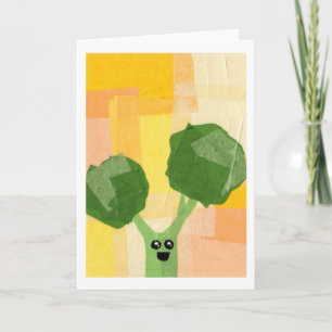 Broccolihälsningkort Kort
