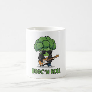 Broccolis lekfulla Guitar-prestanda Kaffemugg