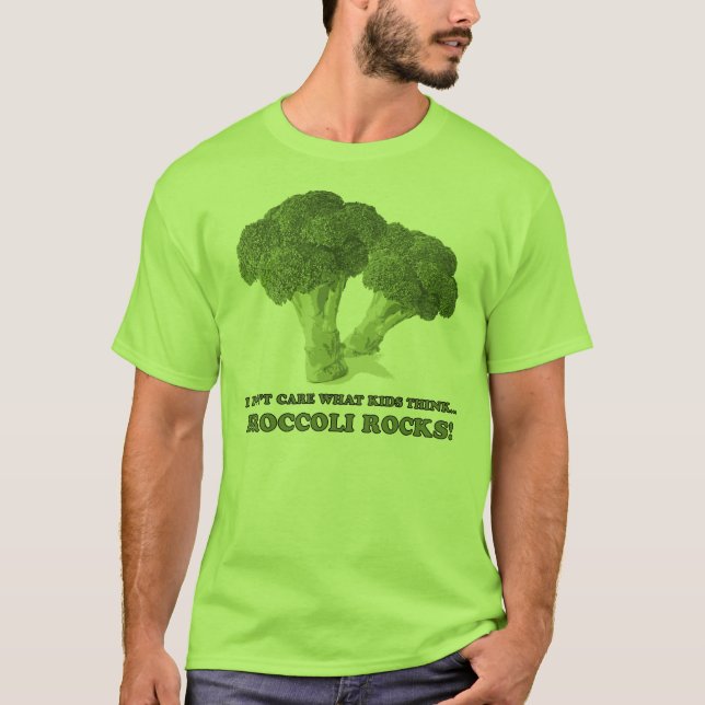 BroccolistenT-tröja (grönt) T-shirt (Framsida)