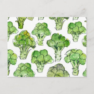 Broccolli - formell vykort