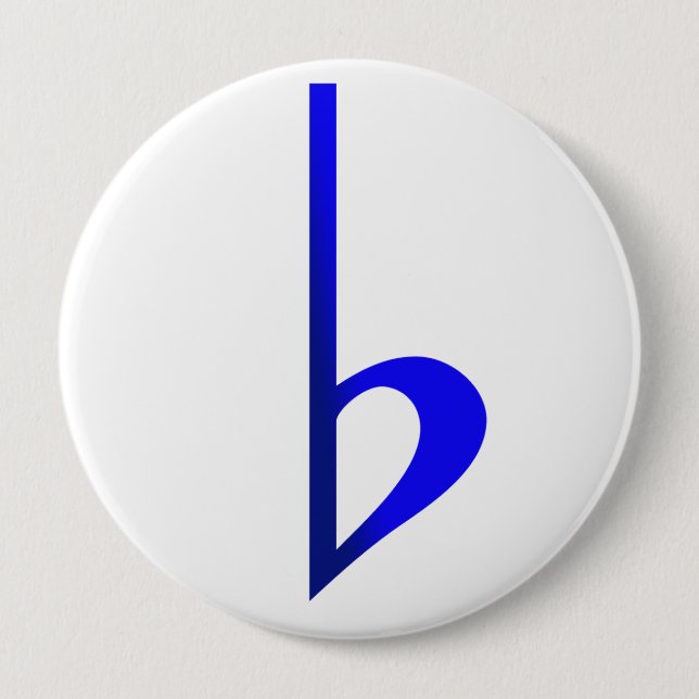 Broche Bemol Azul Knapp (Framsida)