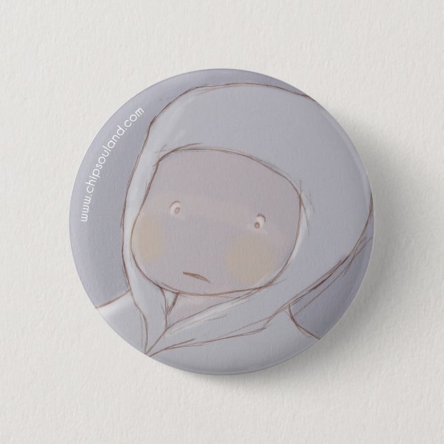 Broche bleue knapp (Framsida)