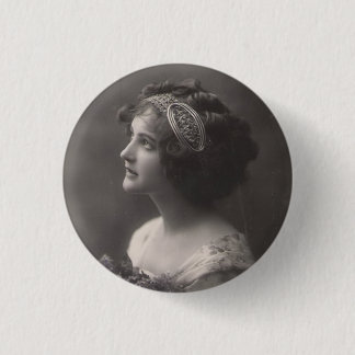 Broche chapa dama vintage knapp