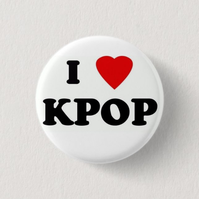 brochei love kpop knapp (Framsida)