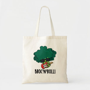 Brock and Roll Funny Veggie Broccoli Pun Tygkasse