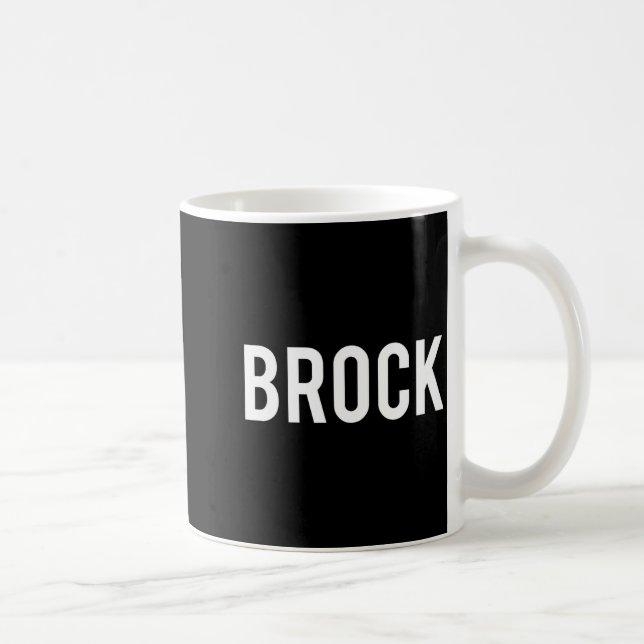 Brock - Cool New Funny Name Fan Gift Tee  Kaffemugg (Höger)
