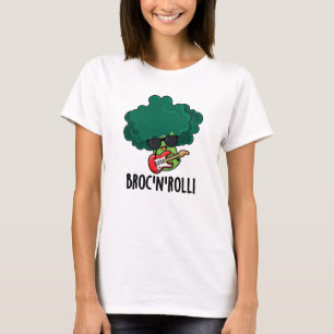Brock n Roll Funny Veggie Broccoli Pun T Shirt