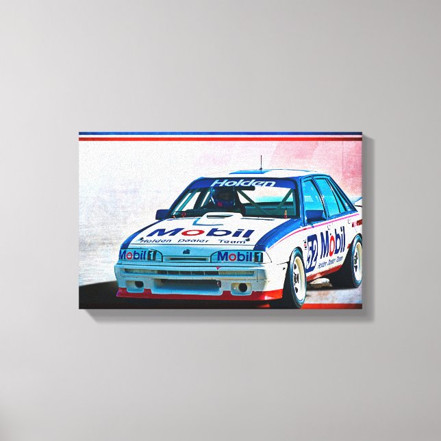 Brock VL Group A Commodore Wrapped Canvas (Framsida)