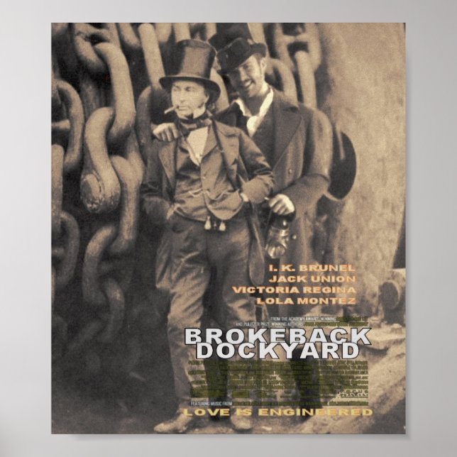 BROCKBACK DOCKYARD POSTER (Framsidan)