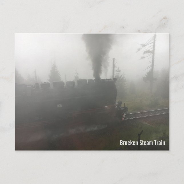 Brocken Steam Tåg vykort (Framsida)