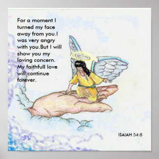 Brocken vinge 5, ett ögonblick vände jag ansikte t poster