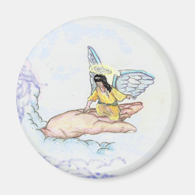 Brocken vinge magnet (Framsidan)