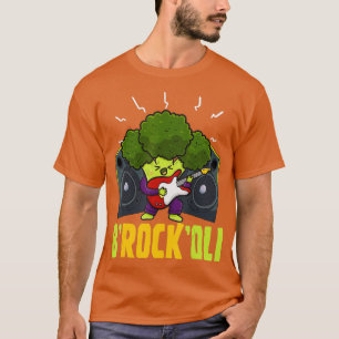 BRockOli Broccoli Vegan Pun Vegetarian Vegetable V T Shirt