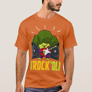 BRockOli Broccoli Vegan Pun Vegetarian Vegetable V T Shirt