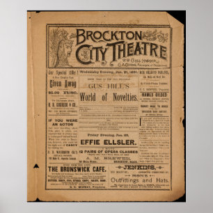 Brockton City Theator Poster