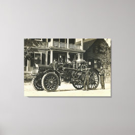 Brockton Fire Department Engine No 1 BFD Canvastryck