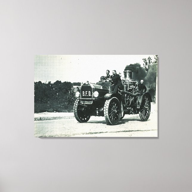 Brockton Fire Department - Motornummer 1 Canvastryck (Framsida)