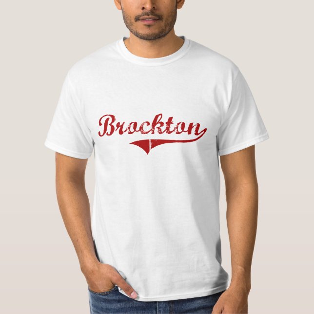 Brockton Massachusetts klassikerdesign Tee Shirt (Framsida)