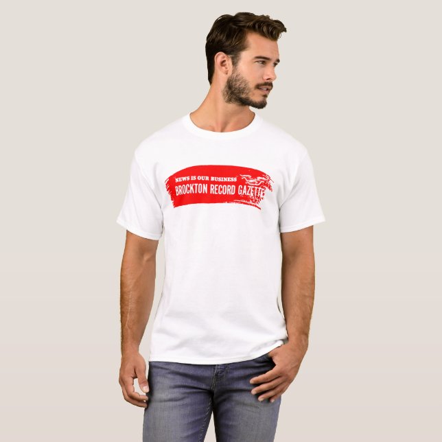 Brockton Record Gazette Tee (Hel framsida)