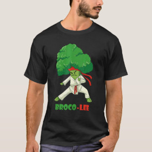 Broco Lee Vegetarian Broccoli Karate T Shirt
